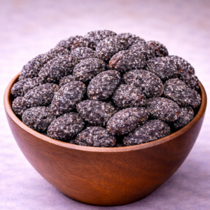 Cacahuètes enrobées aux graines de pavot                                                               كاوكاو مغلف بالخشخاش